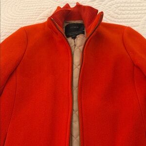J. Crew Women's Vibrant Orange Utility Jacket